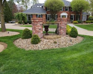 Professional paver patio installation in Canton Ohio by Fili Property Maintenanc