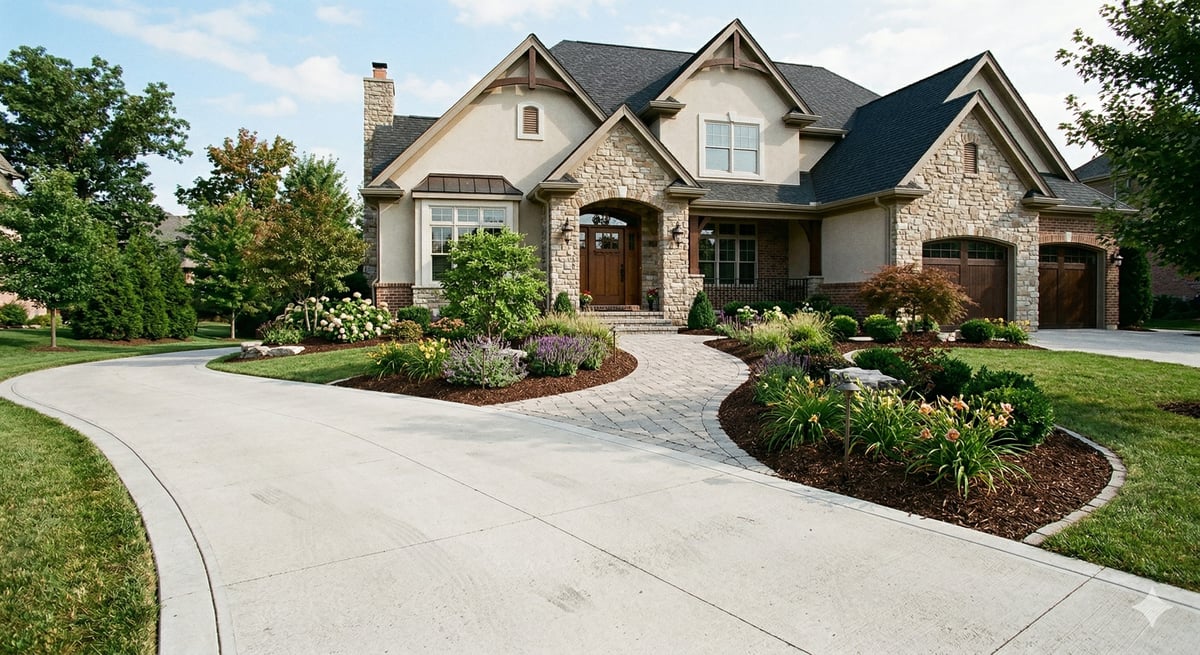 landscaping-bath-ohio-large-property Large property landscaping and hardscaping in Bath, Ohio by Fili Property Maintenance