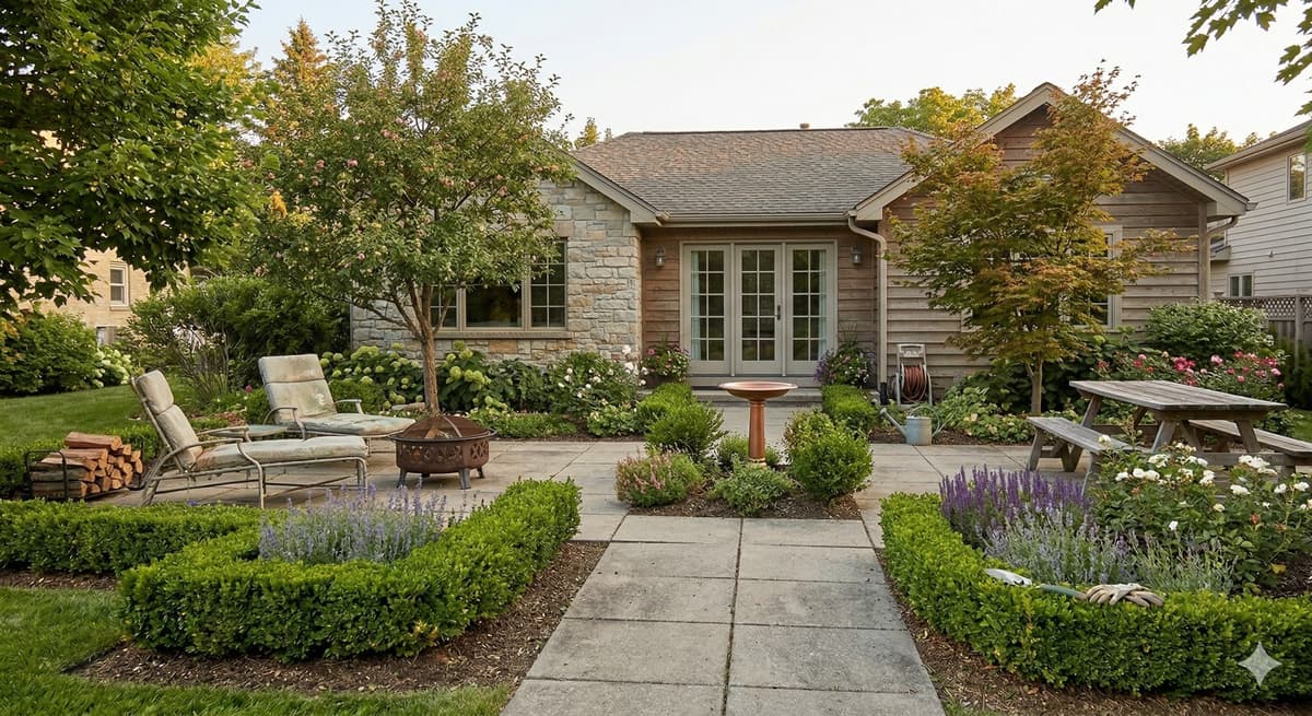 landscaping-hudson-ohio-formal-garden Premium landscape design and installation in Hudson, Ohio by Fili Property Maintenance