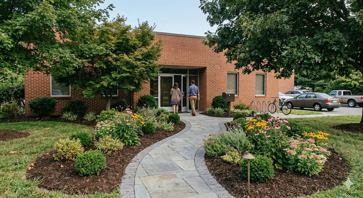 lawn-maintenance-fairlawn-ohio-mulch-beds Professional mulch installation and bed maintenance in Fairlawn, OH