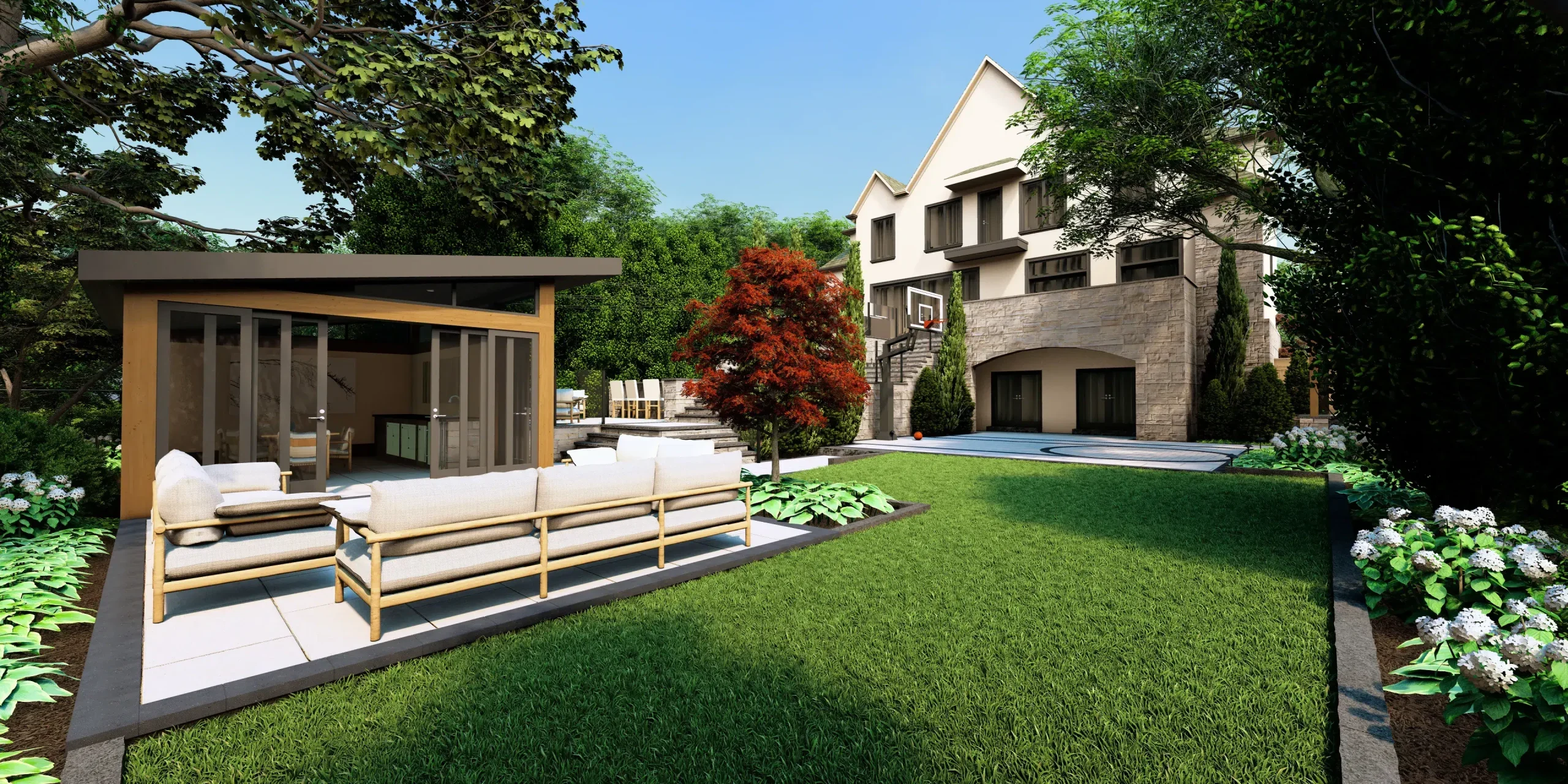 Professional landscape design and installation in Canton Ohio